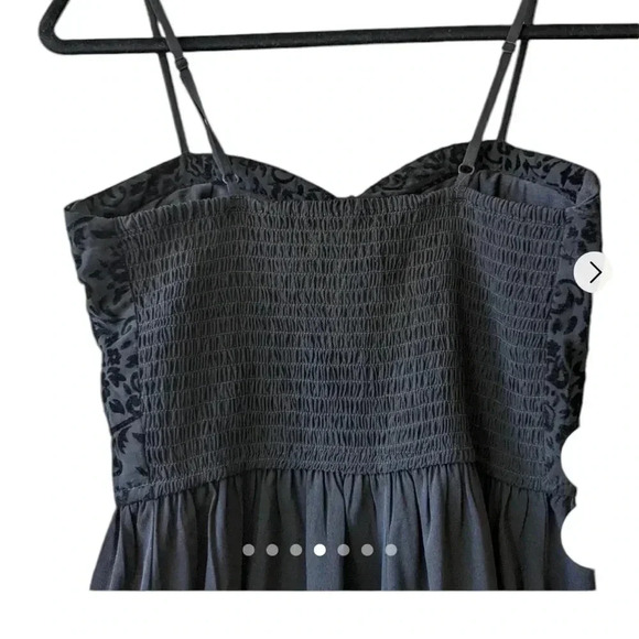 Anthropologie Band of the Free size small black bustier high low dress. VGUC - Picture 2 of 15